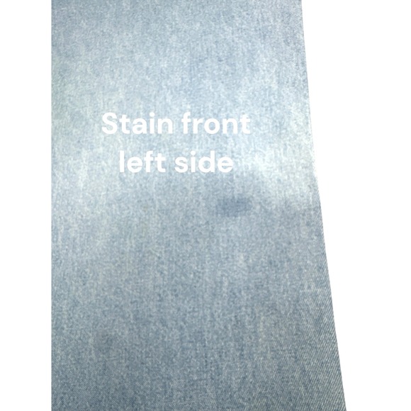 Anne Klein Women's Drawstring Jeans High Rise Wide Leg - Size XL, Light Blue - Picture 9 of 16